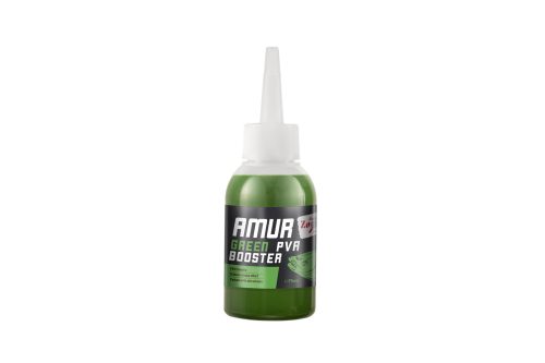 CZ Amur Booster fluo zöld aroma, natúr, 75 ml