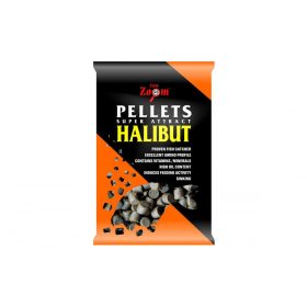   CarpZoom Furat nélküli halibut etetőpellet 15 mm, halibut, fekete, 10 kg