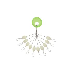 Catzoom Fluoreszkáló gumi stopper, 5x7 mm, 10 db