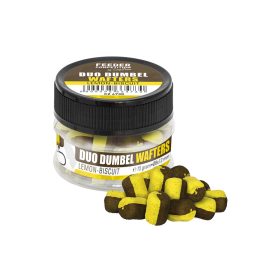   FC Duo Dumbel Wafters horogcsali, o10x14 mm, citrom, keksz, 15 g