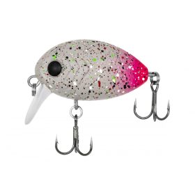   PZ UL Bug wobbler, 3,2 cm, 3,5 g, fehér, rózsaszín, úszó