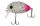 PZ UL Bug wobbler, 3,2 cm, 3,5 g, fehér, rózsaszín, úszó