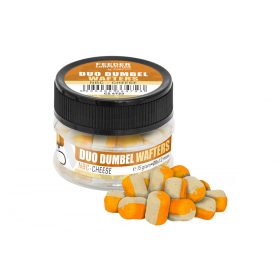   FC Duo Dumbel Wafters horogcsali, o8x12 mm, Vajsav(NBC), sajt, 15 g
