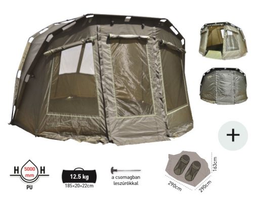 CZ Frontier Bivvy sátor és sátortakaró, 290x290x163 cm
