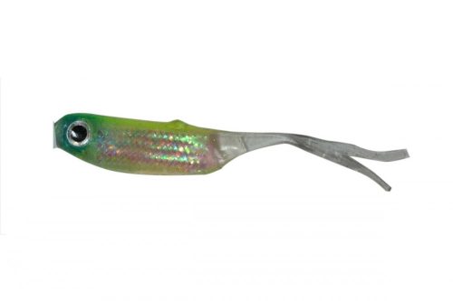 PZ Offspring Tail Killer gumihal halas aromával, 5 cm, zöld, 5 db