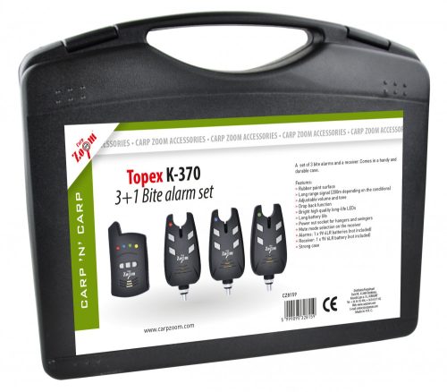 CarpZoom Topex K-370 elektromos kapásjelző szett 3+1