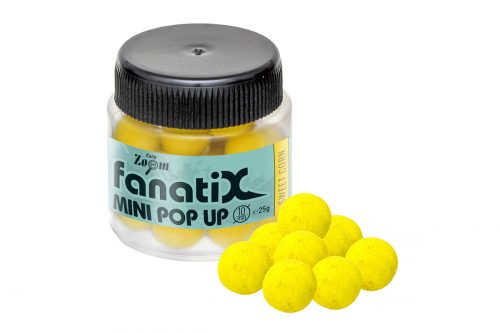 CZ Fanati-X Mini Pop Up horogcsali, 10 mm, édes kukorica, 25 g