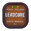LINE ESP LEADCORE GEAR LINE CAMO BROWN 7M