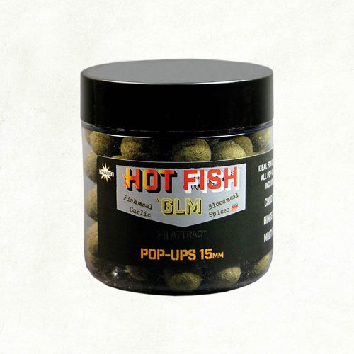 DYNAMITE BAITS HOT FISH&GLM POP UPS 15MM