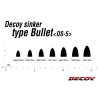 DS-5H DECOY SINKER TYPE HEAVY BULLET 28G GUN BLA 2PCS/BAG