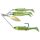 LIVETARGET MINNOW SPINNER RIG LIME CHARTREUSE/GOLD SMALL 11 G