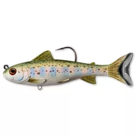   LIVETARGET TROUT (PARR) SWIMBAIT SILVER/OLIVE 109MM 21G SINKING
