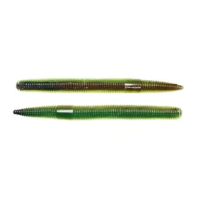   LIVETARGET 3 STICK WORM BROWN / CHARTREUSE 76 MM  SINKING"