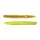 LIVETARGET 3 STICK WORM CHARTREUSE / BROWN 76 MM  SINKING"