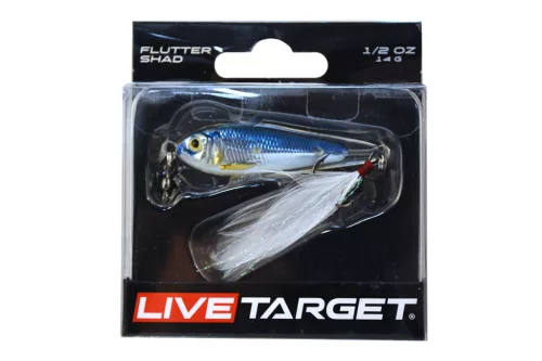 LIVETARGET FLUTTER SHAD SILVER/VIOLET  60MG 21G
