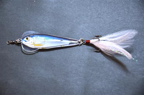 LIVETARGET FLUTTER SHAD SILVER/VIOLET  70MG 28G