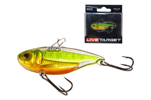 LIVETARGET SONIC SHAD BLADE BAIT GLOW/BLUE 55 MM 7 G SINKING