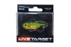 LIVETARGET SONIC SHAD BLADE BAIT GOLD/PERCH 55 MM 7 G SINKING