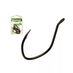 MUSTAD ULTRA NP SINGLE CATFISH, BLACK NICKEL 1 10DB/CSOMAG