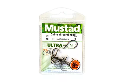 MUSTAD CHINU ALLROUND HOOK 3 12DB/CSOMAG
