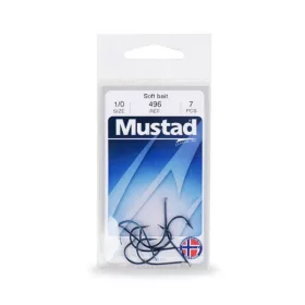 MUSTAD LIMERICK HOOKS BLUE 1/0 25DB/CSOMAG