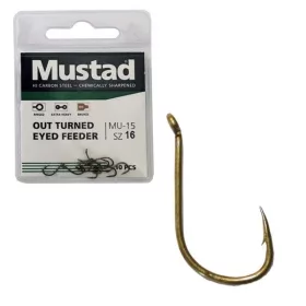 MUSTAD ULTRA NP OUT TURNED EYED FEEDER 12 15DB/CSOMAG