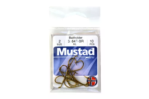 MUSTAD BEST KIRBY HOOKS BRONZE 4 10DB/CSOMAG
