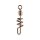 MUSTAD POWER ROLLING SWIVEL WITH SCREW SNAP 6 6DB/CSOMAG