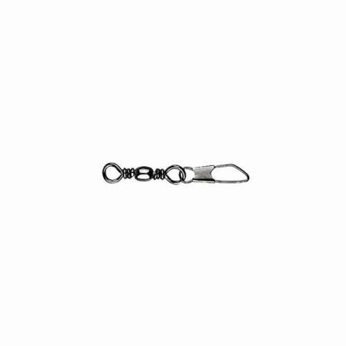 MUSTAD BARREL SWIVEL WITH SAFETY SNAP 1×A5 10DB/CSOMAG