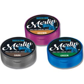   KRISTON Merlin Fast Sinking Supple Braid  25Lbs 20m Green  AKCIÓ -30%