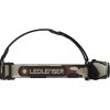 LEDLENSER MH8 outdoor tölthető LED fejlámpa 600lm/200m, RGB, 1xLi-ion, terepmintás