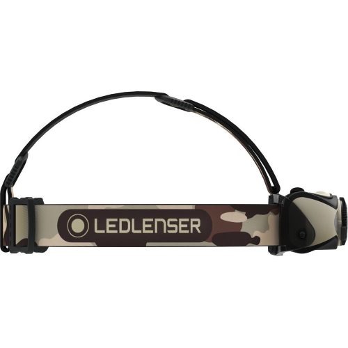 LEDLENSER MH8 outdoor tölthető LED fejlámpa 600lm/200m, RGB, 1xLi-ion, terepmintás