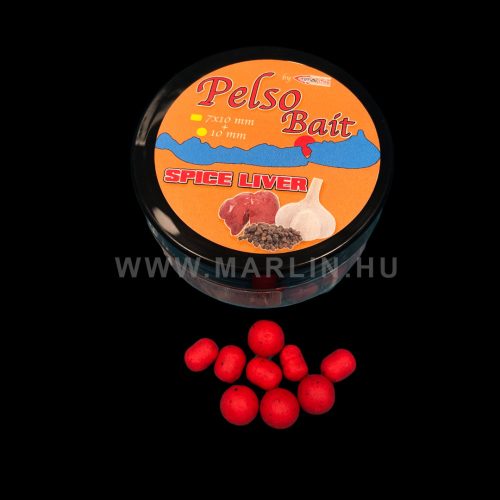 PELSO BAIT SPICE LIVER 7X10MM, 10MM 30g (FOKHAGYMA-BORS-MÁJ)