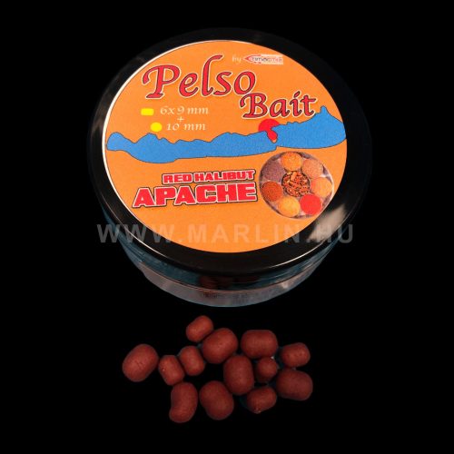 PELSO BAIT RED HALIBUT APACHE 6X9MM, 10MM 30g (INDIAN SPICE)