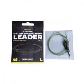   RIDGEMONKEY SPECTRE FLUOROCARBON UNI LEAD CLIP LEADER - CAMO GREEN BOJLIS SZERELÉK