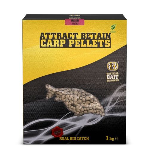 SBS ATTRACT BETAIN CARP PELLETS FISH & LIVER 1 KG 6 MM