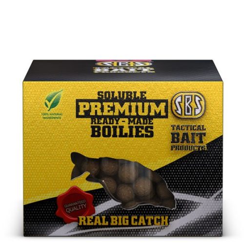 SBS Soluble Premium Ready-Made Boilies Krill Halibut 1 kg 20 mm
