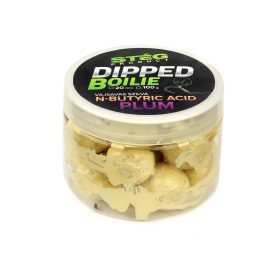 Stég Dipped boilie 100g 20mm N-Butyric Acid-Plum