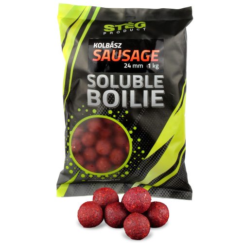 Stég Soluble Boilie 20mm 1kg Sausage