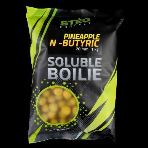 Stég Soluble Boilie 20mm 1kg Pineapple-N-Butyric