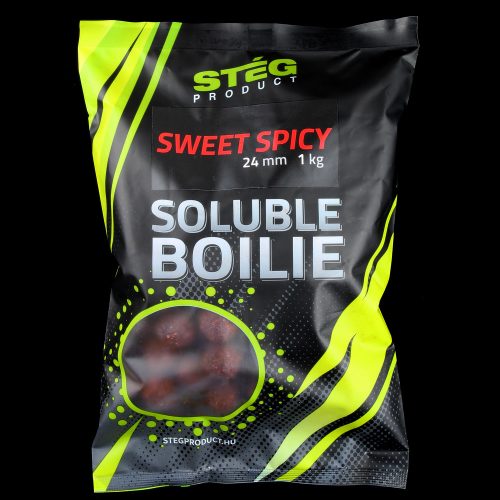 Stég Soluble Boilie 24mm 1kg Sweet Spicy