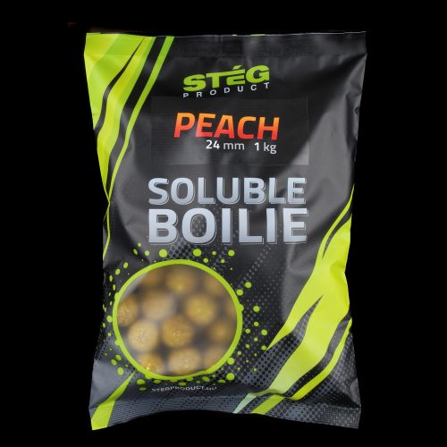 Stég Product Soluble Boilie 24mm Chili-Peach 1kg