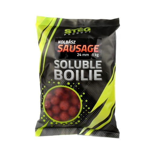 Stég Soluble Boilie 24mm 1kg Sausage