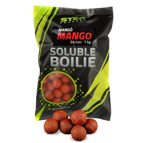 Stég Soluble Boilie 24mm 1kg Mango
