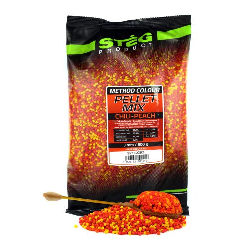 Stég Pellet Mix 3mm 800g Chili-Peach