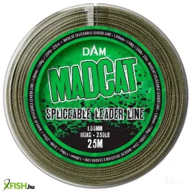 MADCAT SPLICEABLE LEADER 25M 1.00MM 110KG GREEN