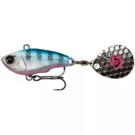 SAVAGE GEAR FAT TAIL SPIN 8CM 24G SINKINGBLUE SILVER PINK