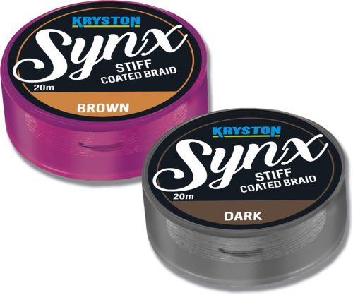 KRISTON Synx Stiff Coated 20Lbs 20m Brown  AKCIÓ -30%