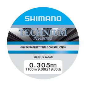 Shimano Line Technium Invisitec 1100m 0.305mm 9.0kg Grey