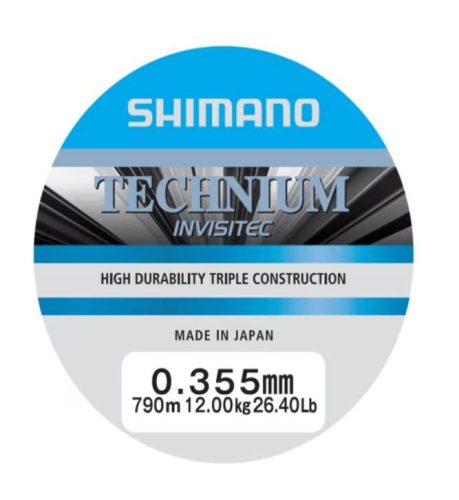 Shimano Line Technium Invisitec 790m 0.355mm 12.0kg Grey
